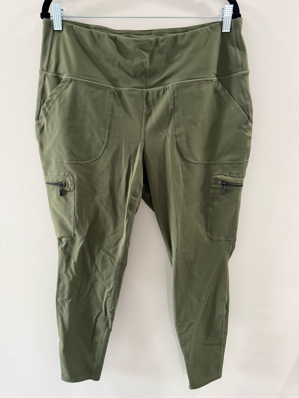 torrid Olive Green 'Happy Camper' High-Waist Leggings